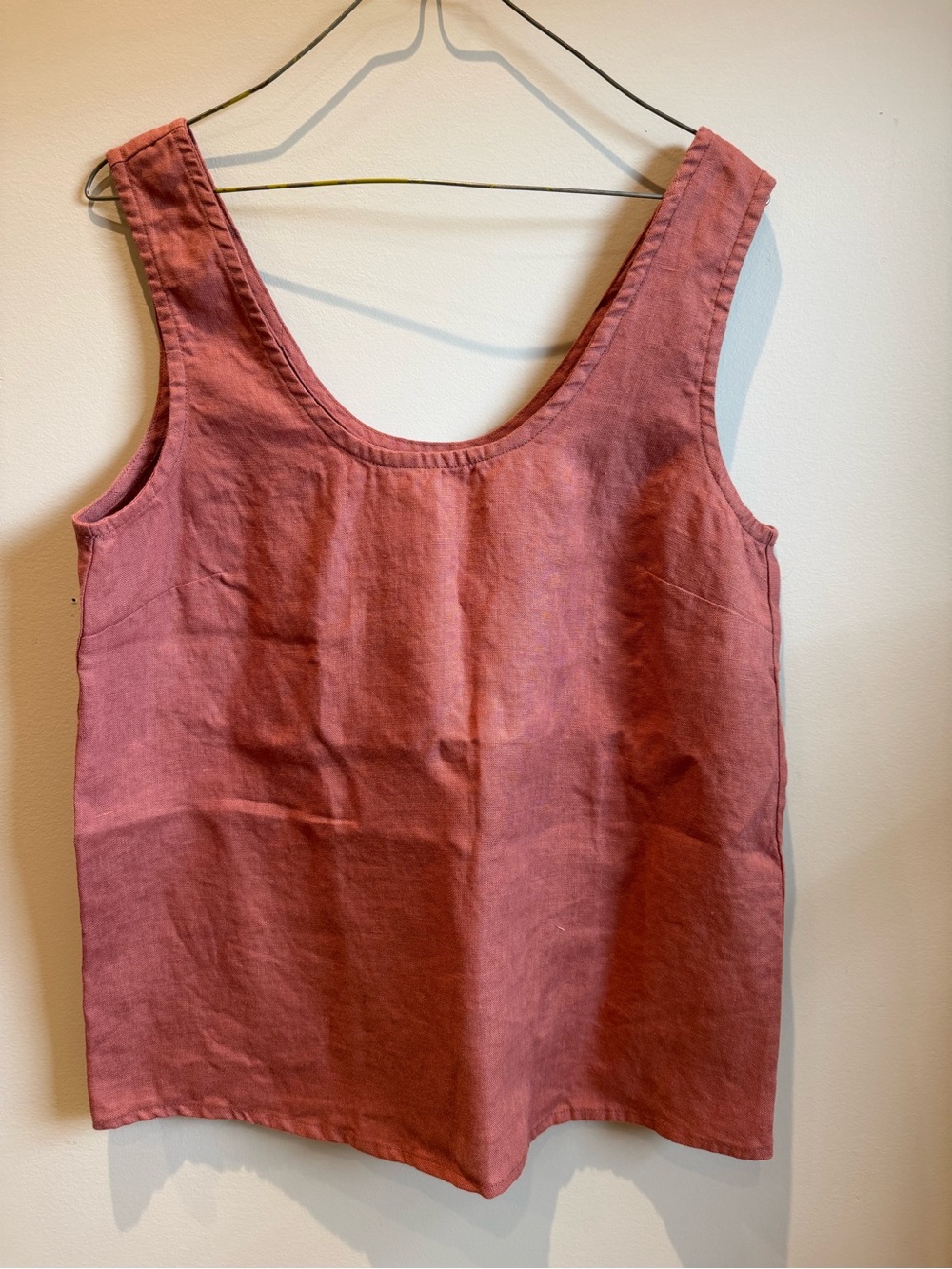 Notperfectlinen Porto tank medium cinnamon rose